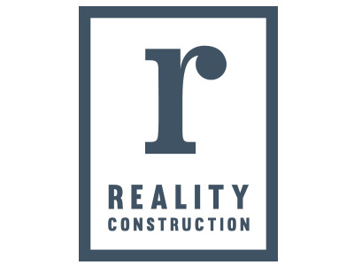Reality Construction logo construction identity logo vector