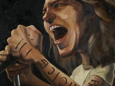 Eddie Vedder painting