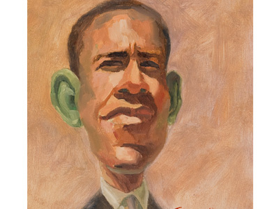 Barack Obama Painting