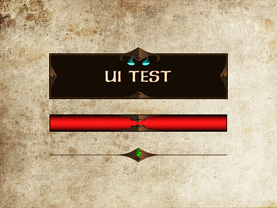 RPG - Game UI Elements design game rpg try ui