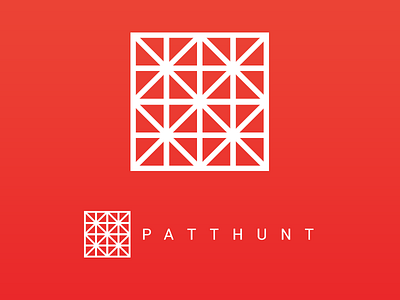 Patthunt Logo branding flat hunt identity logo minimal pattern patthunt
