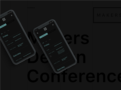 Makers Design Conference App