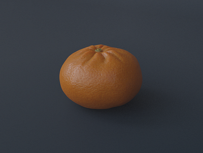 Mandarina 3d 3d art 3dart blender buenos aires illustration