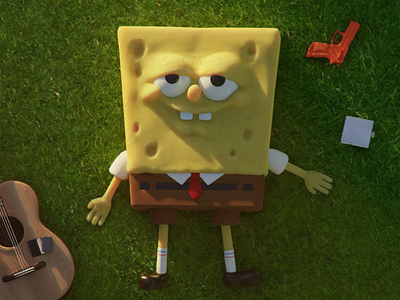 RBRT 3d art 3dart blender bob esponja. buenos aires spongebob squarepants villa urquiza