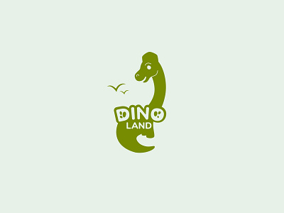 dino land v2 branding design dino dinosaur dribbbleweeklywarmup logo ua ukraine vector weekly challenge weekly warm up