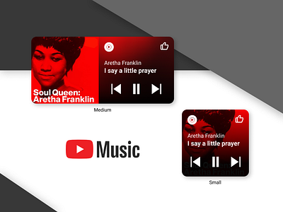 YouTube Music widget