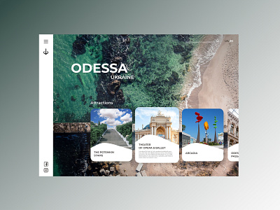 Odessa design dribbbleweeklywarmup odessa ua ui ukraine ux web weekly challenge weekly warm up