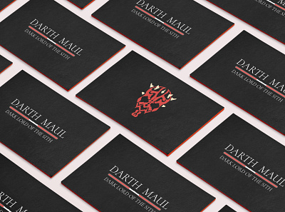 Dart Maul Business Card branding business card character dart dart maul design illustration sith vallain vector weekly challenge weekly warm up