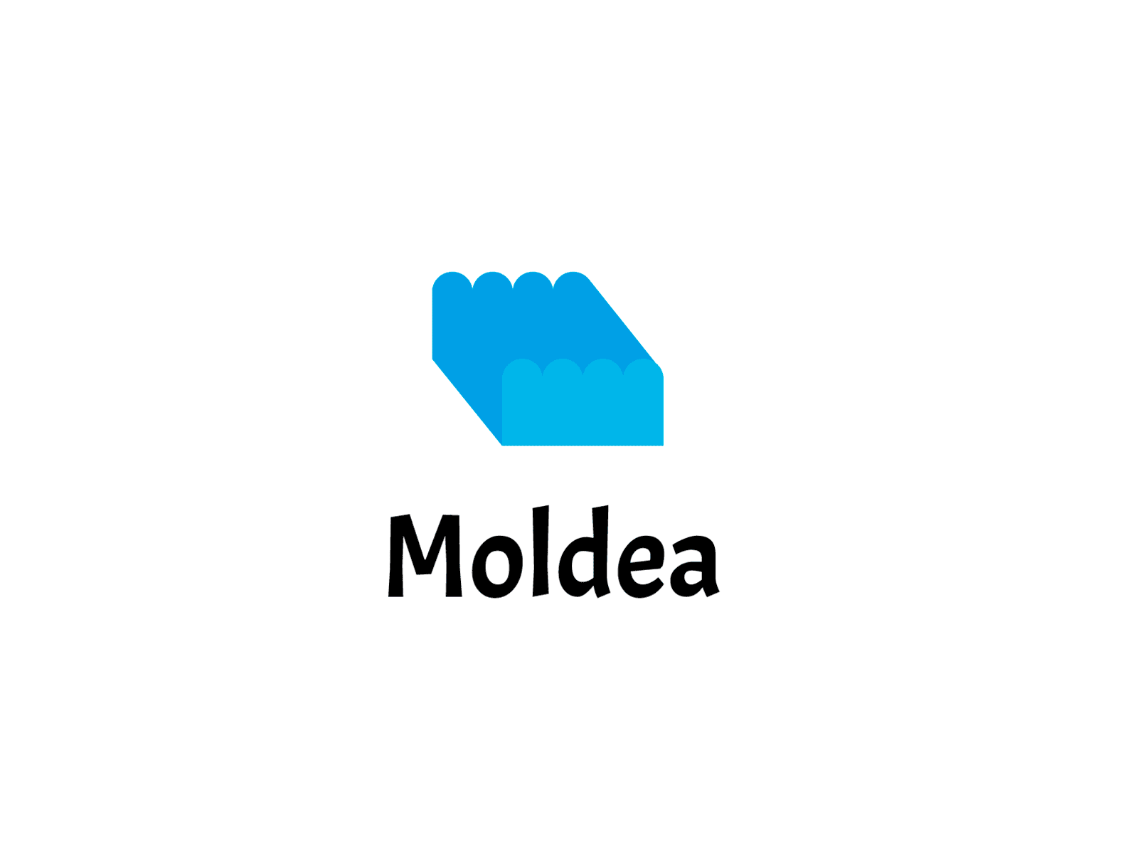 Moldea branding design logo