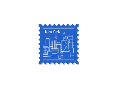 New York stamp branding design illustration vector weekly challenge weekly warm up