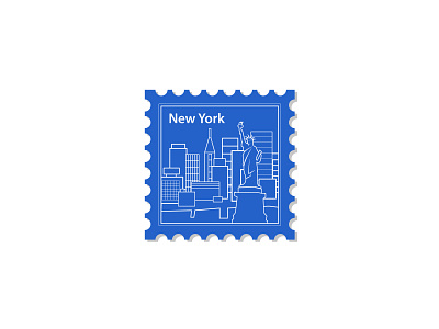 New York stamp