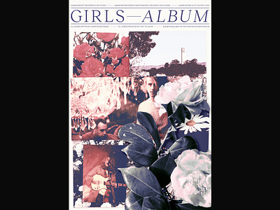 Girls – Album album band poster graphic design music poster poster design