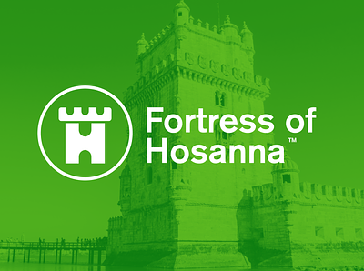 Fortress of Hosanna branding branding and identity branding design castle castle logo design designer fortress h logo illustration logo vector