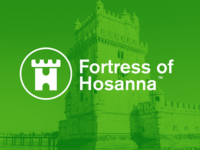 Fortress of Hosanna branding branding and identity branding design castle castle logo design designer fortress h logo illustration logo vector