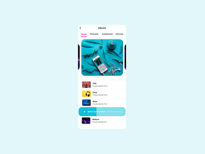 Daily UI #009 - Music Player