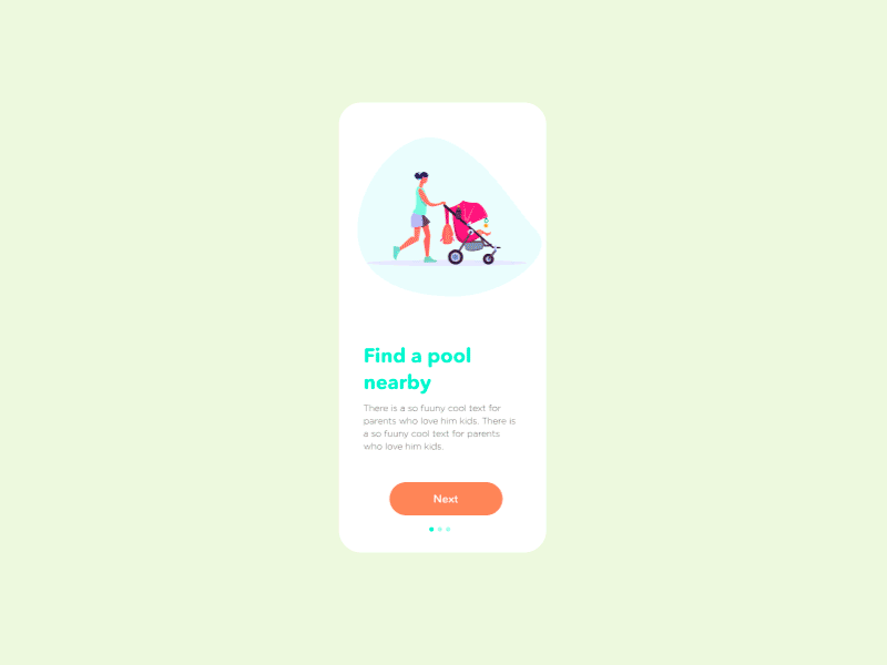 Daily UI #023 - Onboarding clean daily 100 challenge dailyui illustration kids kids illustration swimm