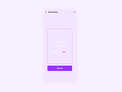 Daily UI #031 - File Upload daily 100 challenge dailyui file upload