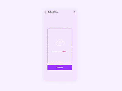 Daily UI #031 - File Upload