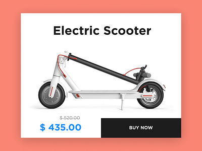Daily UI #036 - Special Offer daily 100 challenge dailyui electric scooter special offer