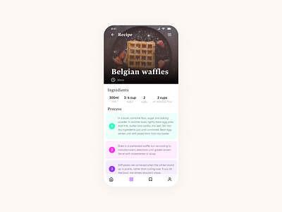 Daily UI #040 - Recipe belgian cook daily 100 challenge dailyui recipe