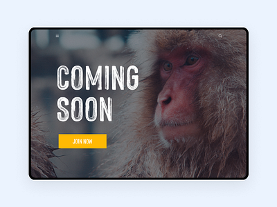 Daily UI #048 - Coming Soon coming soon daily 100 challenge dailyui ipad landing