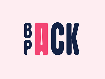 Daily UI #052- Logo Design backpack backpacker clean daily 100 challenge dailyui logo logodesign