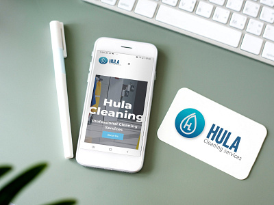Hula Cleaning Brand branding design website
