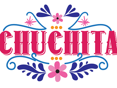 Chuchita branding logo typography vector