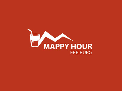 Mappy Hour Freiburg app happy hour illustration logo