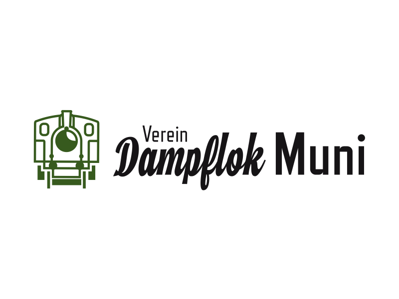 Verein Dampflok Muni animation brand dribbble fancy flat gif illustration locomotive logo smooth vector