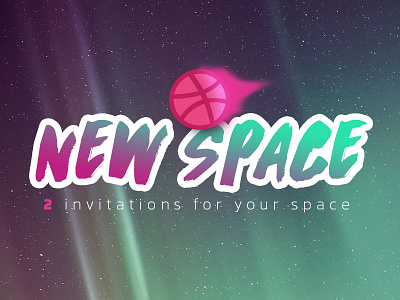 2 invitations for your space