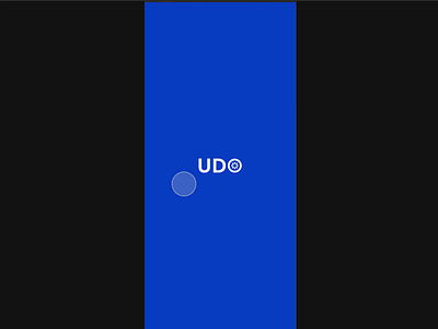 UDO animation app design design figma figmadesign icon minimal mobile mobile app motion design principle typography ui ux