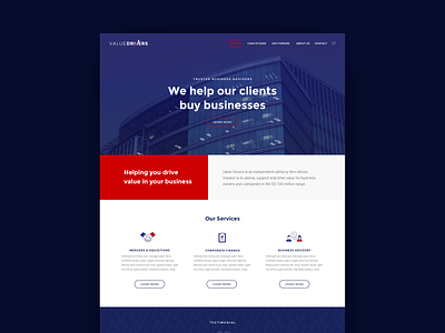 Value Drivers: Website Redesign