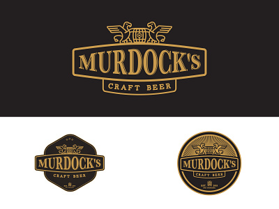 murdock - Craft Beer beer beer branding beer label brand design identity branding identity design