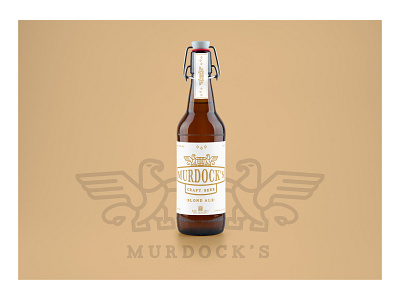 murdock - Craft Beer beer beer branding beer label identity branding