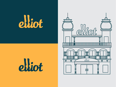 elliot - Ballet School ballet billy elliot branding dance elliot idenity identidade visual identity design school