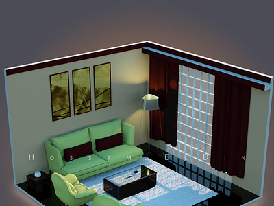 Isometric interior designs