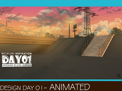 Anime scene - D01 3d art 3d max animation anime cinema 4d design graphic illustration light maya natural