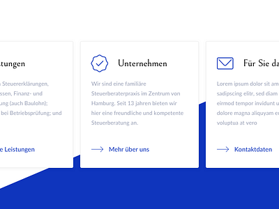 Cards blue graphic icon icons infographic typo ui ux webdesign website