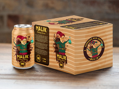 Malik box mockup