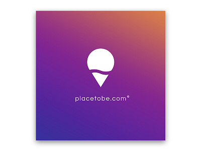 placetobe.com | Flat Logo branding concept design flat illustration logo minimal summer vector web