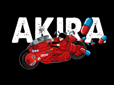Akira adobe design illustration illustrator japan teeshirt vector vector art