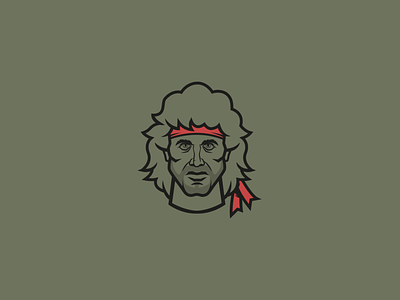 John Rambo adobe design graphic design illustration illustrator movie teeshirt vector vector art