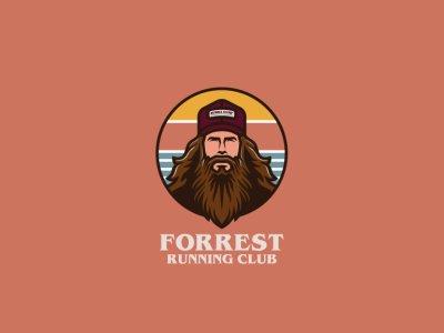 Forrest Gump branding graphic design illustration logo vector