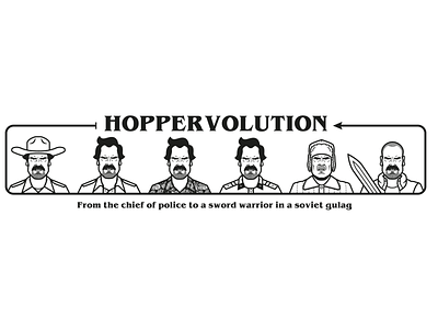 Hoppervolution adobe eleven hopper illustrator movie stranger things teeshirt vector vector art