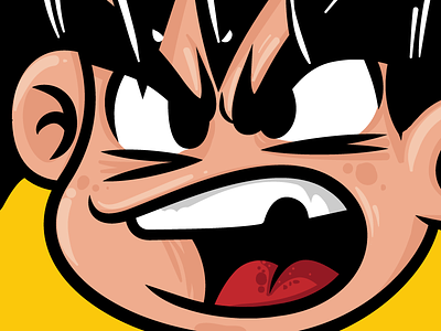 Goku dragon ball goku manga vector