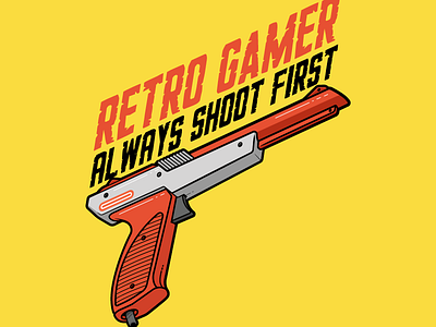 Retro gamer - always shoot first gun light retro gamer