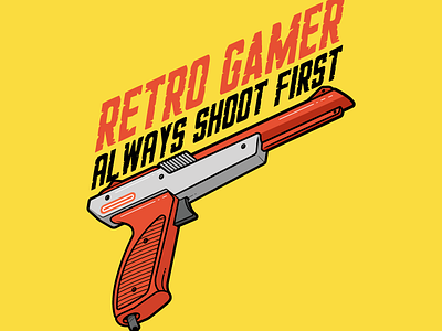 Retro gamer - always shoot first