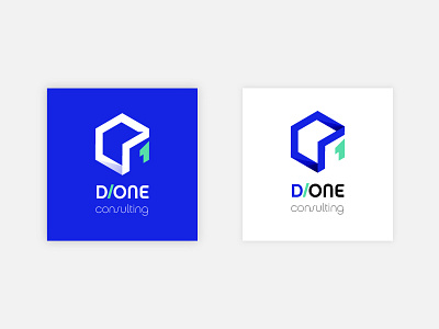 D One design logo
