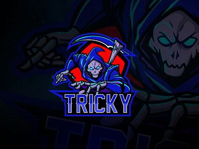 #tricky #reaper Mascot Logo Design